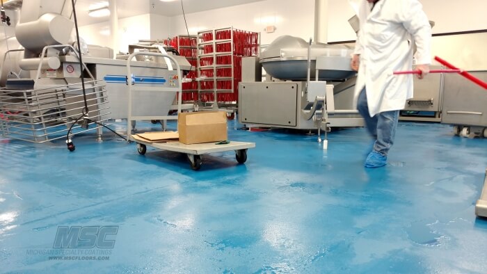 urethane cement food process