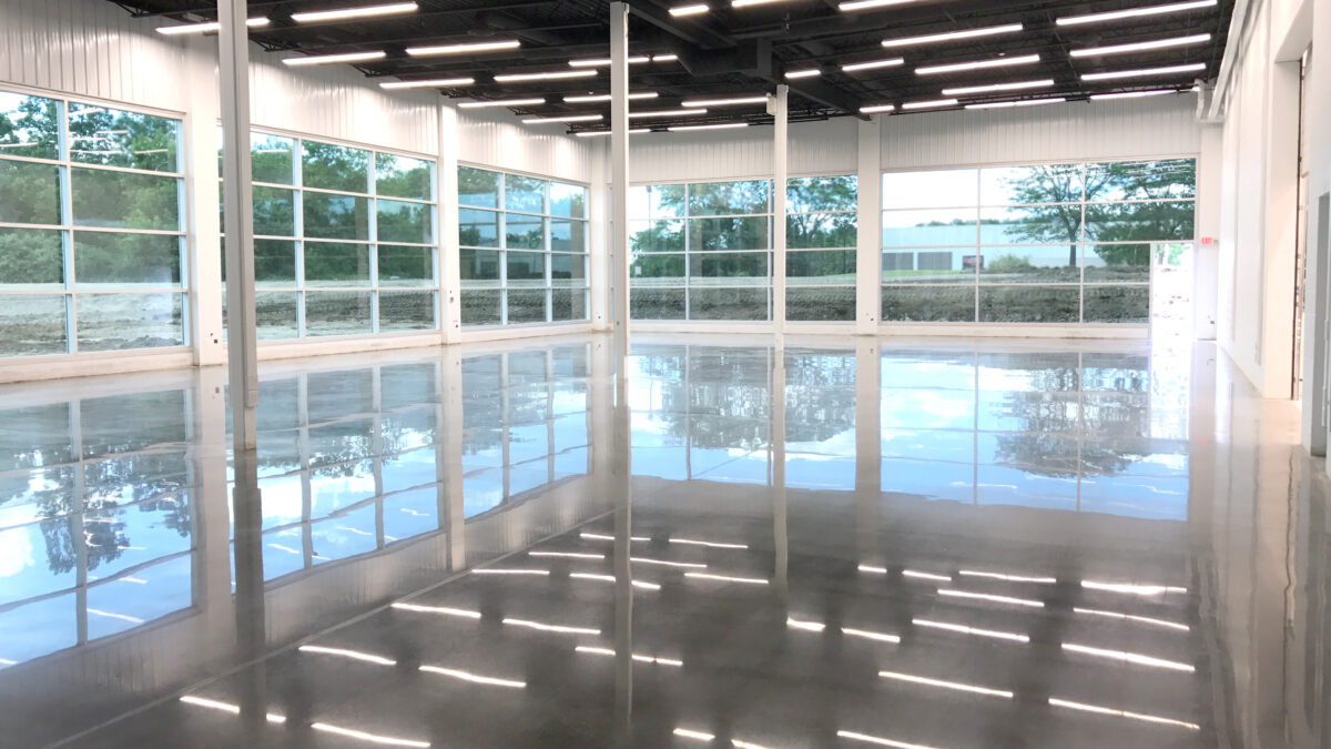 Polish Concrete 1200 Grit Shine