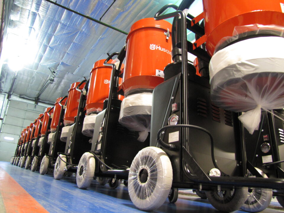 Concrete Hepa Vacs Ready to control concrete dust