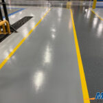 Epoxy Flooring Walkways in Manufacturing Facility