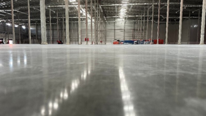 An epoxy floor in a building in Greater Detriot Area