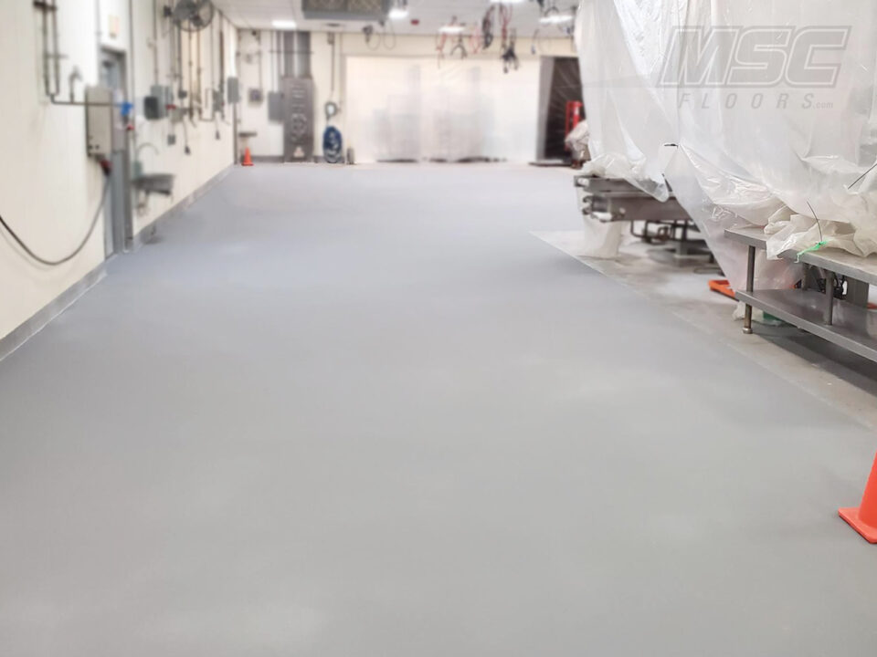 Antimicrobial Flooring at Food Manufacturing Plant