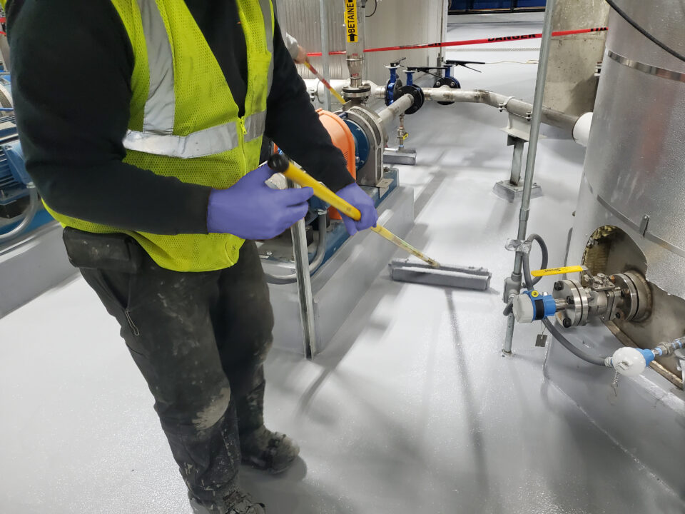 Application of Urethane Cement Flooring