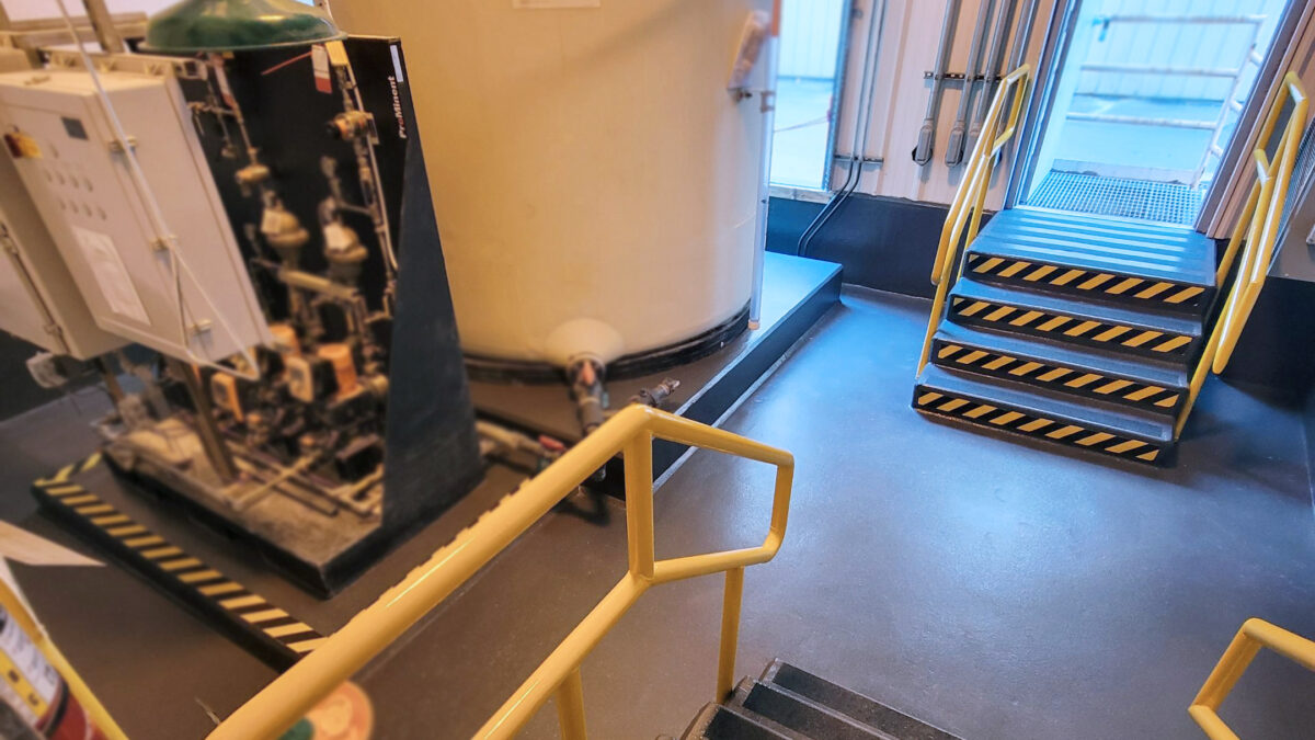 Chemical Area Flooring