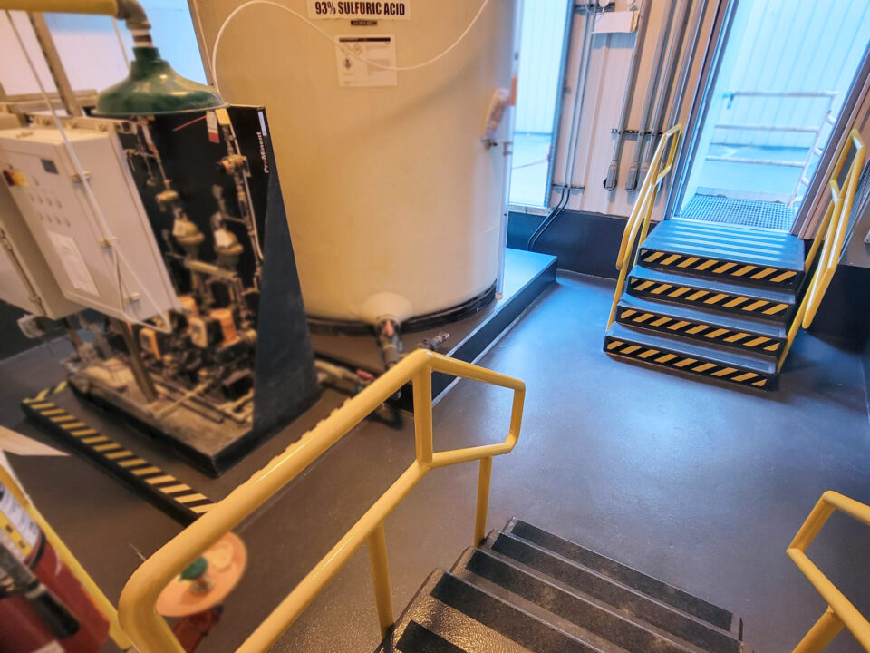 Chemical Area Flooring
