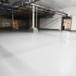 Urethane Cement Flooring in Industrial Meat Cooler
