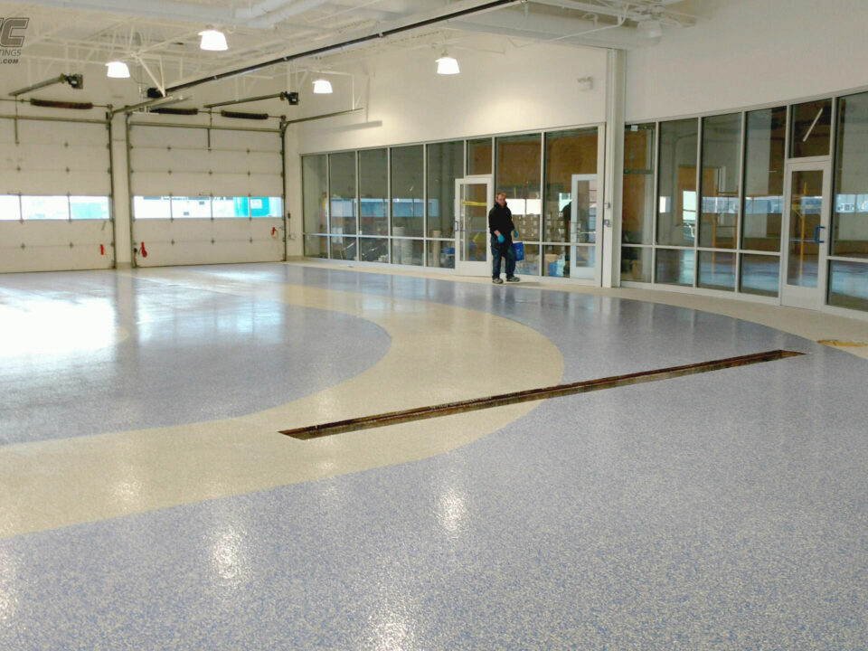 Epoxy Flooring at Auto Dealership